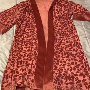Velvet robe